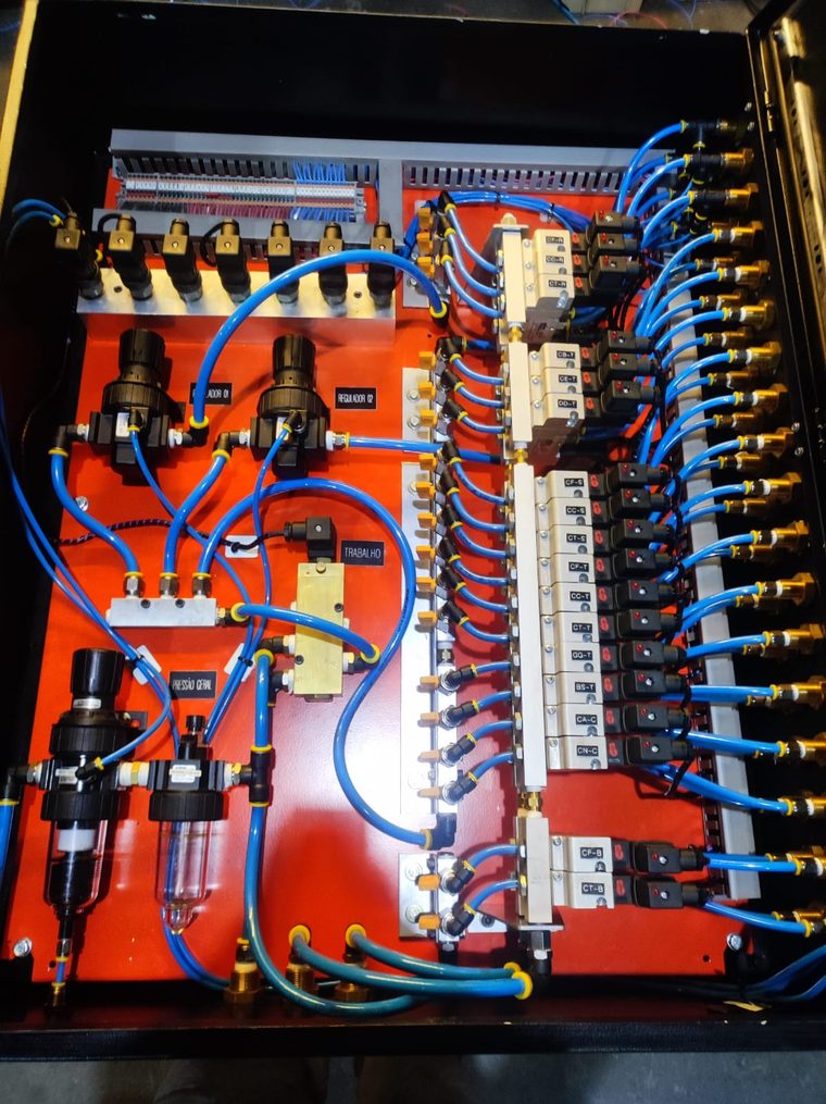 Painel elétrico e de automação montado pela HTECH