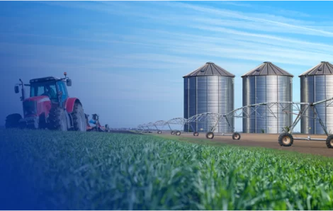Agroindústria — irrigação e silos